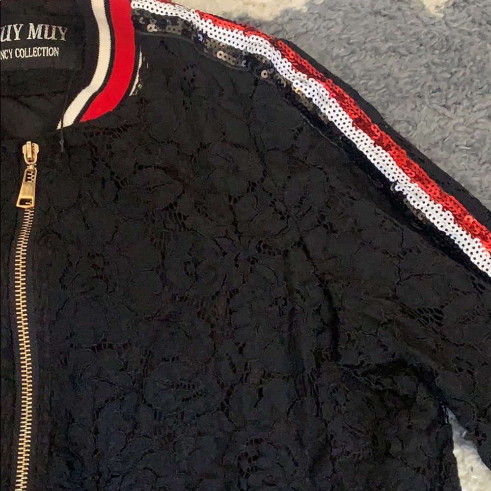 Embroidered and Sequenced Jacket - Picture 2 of 6